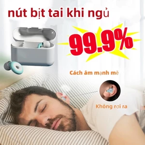 Nút tai giảm tiếng ồn để ngủ, tập trung, học tập, nhạy tiếng ồn & du lịch - Bảo vệ thính lực siêu mềm, có thể tái sử dụn