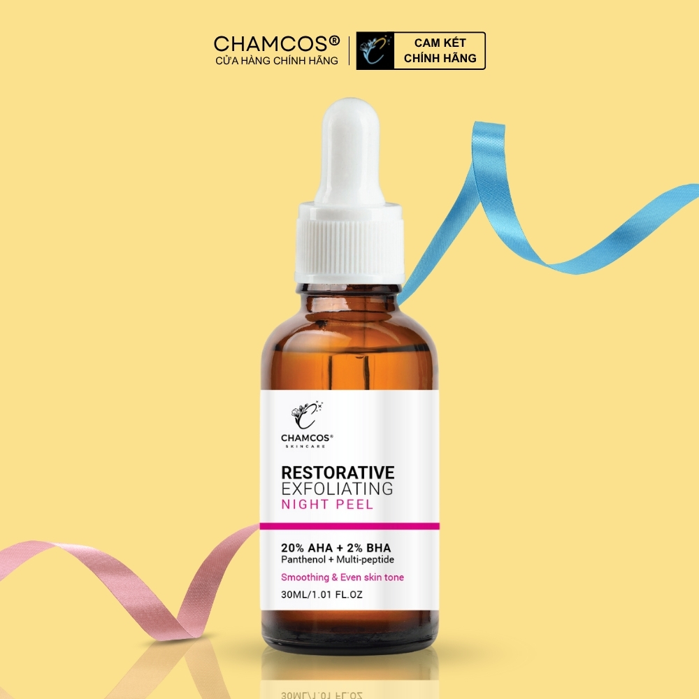 HSD:11/12/2026 Sale Peel da RESTORATIVE EXFOLIATING NIGHT PEEL CHAMCOS 30ml