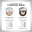 Cushion Che phủ hoàn hảo, lớp nền mịn lì suốt 24h BBIA Eau Matte Cushion 15g