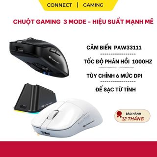 Chuột không dây - Chuột Bluetooth Leaven X3 Chip PRO-Chuột Bluetooth Có Dock Sạc- LED Rgb-1600 DPI Siêu nhẹ-BH12T