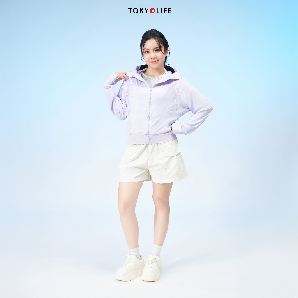 [KOL x TokyoLife]  Áo khoác chống nắng chống tia UV Nữ Sunstop Ice mát lạnh thoáng khí 40003392 F9UVJ107R TOKYOLIFE