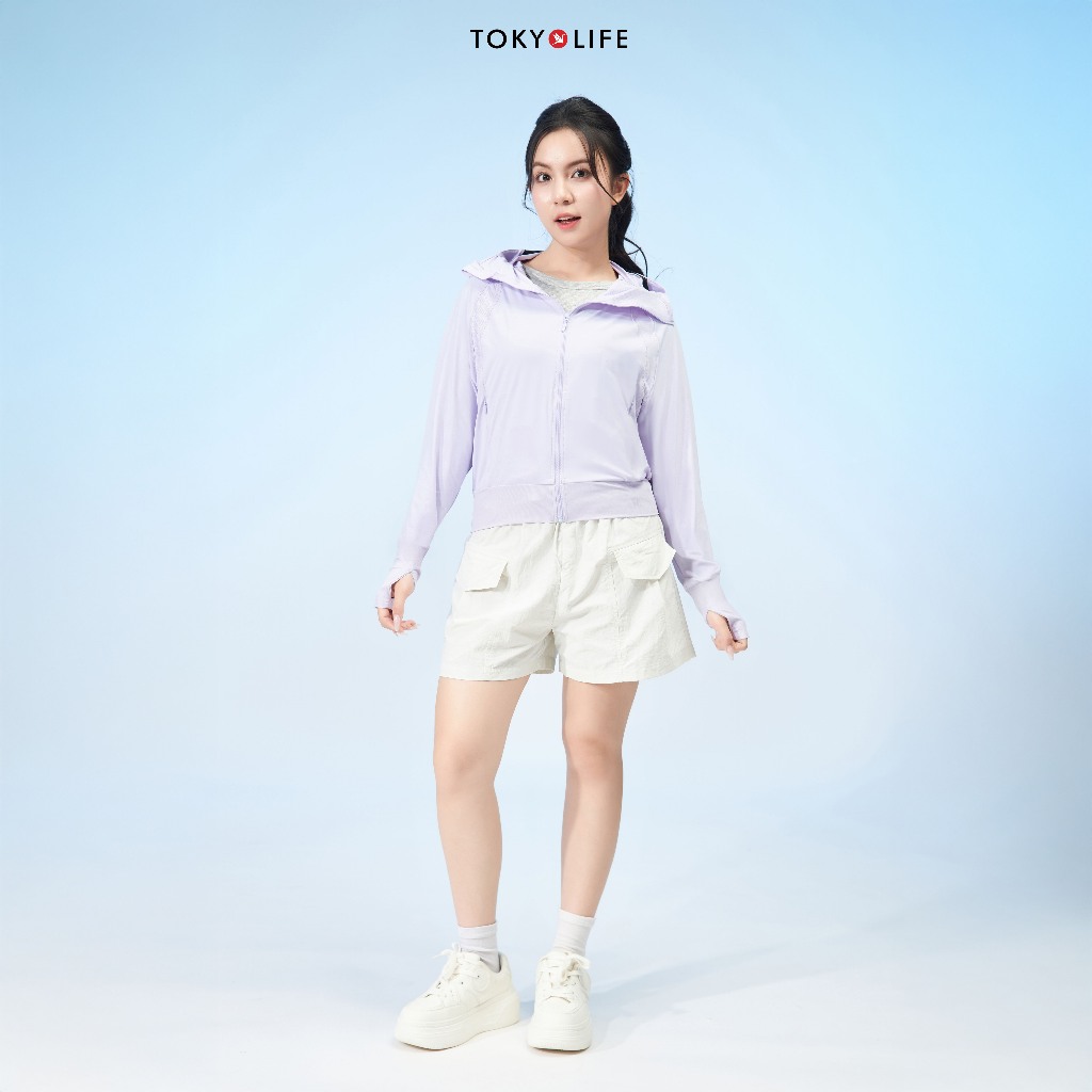 [KOL x TokyoLife]  Áo khoác chống nắng chống tia UV Nữ Sunstop Ice mát lạnh thoáng khí 40003392 F9UVJ107R TOKYOLIFE