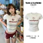Áo Thun Nữ In Hình Hello Kitty Inverted Ôm Body Tay Ngắn Croptop Phong Cách Y2K Tôn Dáng Cực Hot