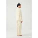 Bộ Đồ Ngủ Pijama Nữ Cotton Muslin Xô Cao Cấp Tay Dài Quần Dài VD21 VÂN DU — ảnh 4