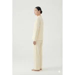 Bộ Đồ Ngủ Pijama Nữ Cotton Muslin Xô Cao Cấp Tay Dài Quần Dài VD21 VÂN DU — ảnh 5