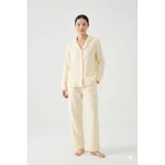 Bộ Đồ Ngủ Pijama Nữ Cotton Muslin Xô Cao Cấp Tay Dài Quần Dài VD21 VÂN DU — ảnh 2