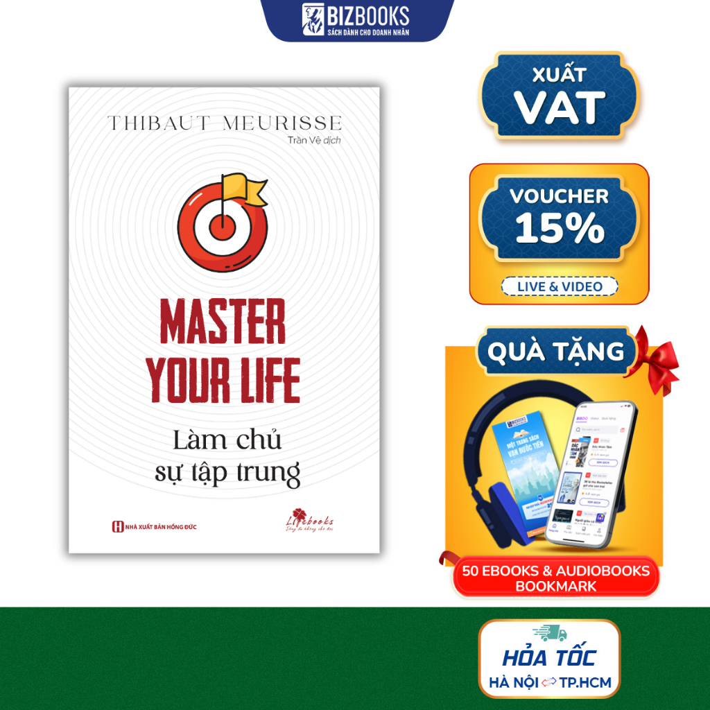 Sách Bizbooks - Master your life - Làm chủ sự tập trung