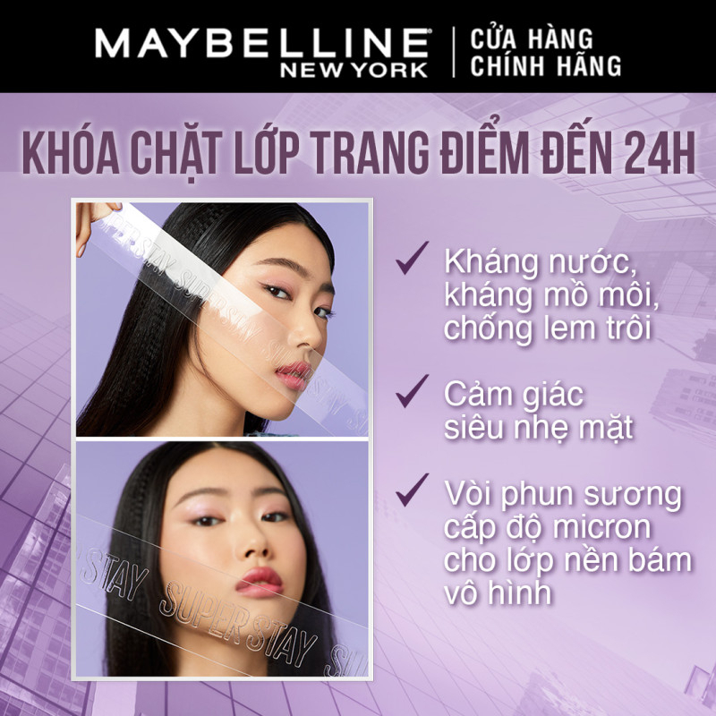 Xịt Khóa Nền Maybelline Dưỡng Ẩm Superstay Double Fixer Spray 55ml COCOLUX