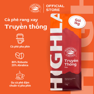 Mua 1Kg Tặng 200g - Cà Phê Rang Xay Truyền Thống Highlands Coffee