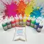 Bộ 10 Lọ Màu Thuỷ Ấn 10ml Phản Quang Nhũ Phát Sáng Nhúng Giấy, Vải HUNGACOLOR
