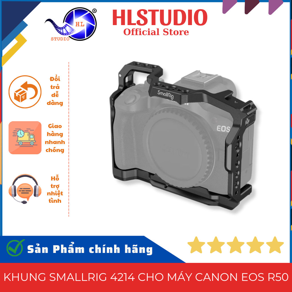 Khung SmallRig 4214 Cho Canon EOS R50 - SmallRig Cage 4214 Arca Swiss ...