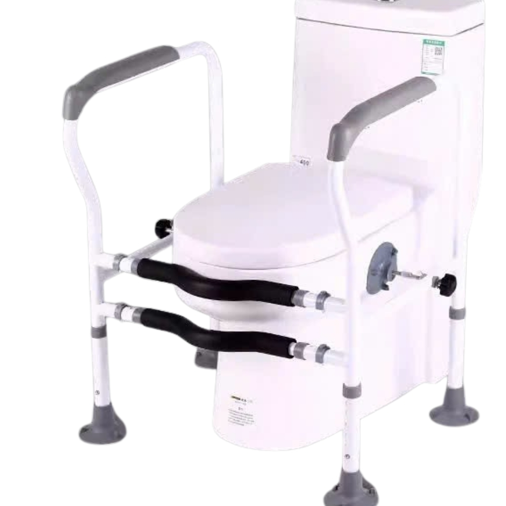Khung Tay Vịn Hỗ Trợ Ngồi Dậy Cho Bồn Cầu – Chịu Lực 400kg, Chống Trượt, Chống Lật