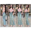 Quần Jeans Nữ Lưng Cao Ống Loe Dài Thêu Nơ Rơi