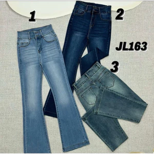 Quần Jeans Nữ Lưng Cao Ống Loe Dài Tôn Dáng