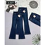 Quần Jeans Nữ Lưng Cao Ống Loe Dài Tôn Dáng