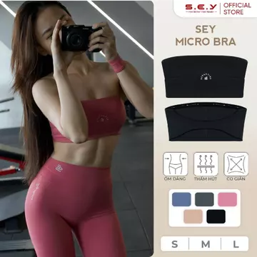 Áo Bra Quây Nữ SEY Micro Bra Áo Bra Có Mút Ngực, Không Dây Chống Tụt - Đồ Tập Gym Nữ Cao Cấp