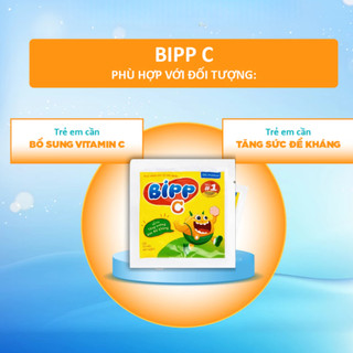 Kẹo Ngậm Vitamin C Cho Bé Bipp C Của Dược Hậu Giang Gói 10 Viên Ngậm Bổ Sung Vitamin C