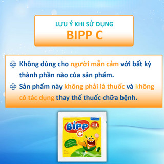 Kẹo Ngậm Vitamin C Cho Bé Bipp C Của Dược Hậu Giang Gói 10 Viên Ngậm Bổ Sung Vitamin C