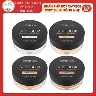 Phấn Phủ Bột Catrice Soft Blur Matte Setting Powder Phấn Mịn Mỏng Nhẹ Kiềm Dầu 8g - Bebeau