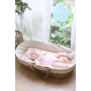 M&B (0-12M) Bộ bodychip sơ sinh Carrot Thỏ Hồng cotton cao cấp mềm mịn, thoáng mát thấm hút tốt