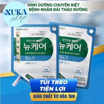 🌻10 Túi Sữa sonde Nucare Cho Người Tiểu Đường - Đái Tháo Đường (nuôi qua đường ống thông) đến từ Hàn Quốc.