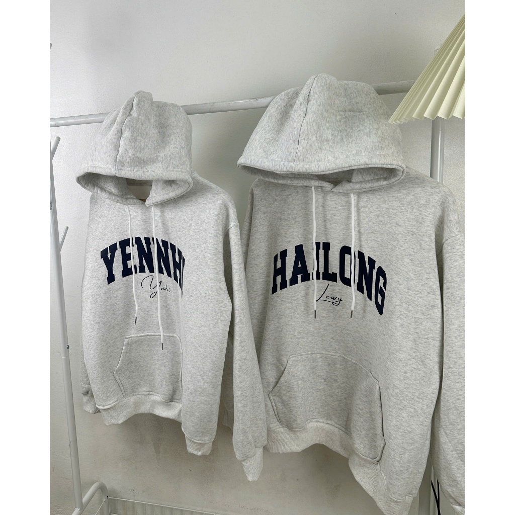 [ÁO HOODIE IN TÊN] Áo Hoodie Chất Nỉ Dày Dặn 350gsm, Hình In Sắc Nét, Thiết Kế Cá Nhân YH02 + CÓ HỘP