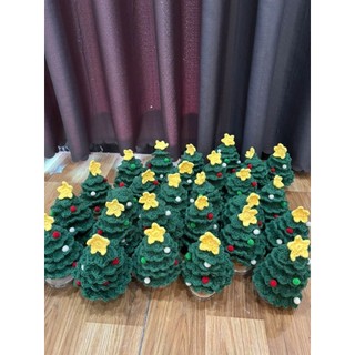 Cây thông Noel bằng len cao 15cm