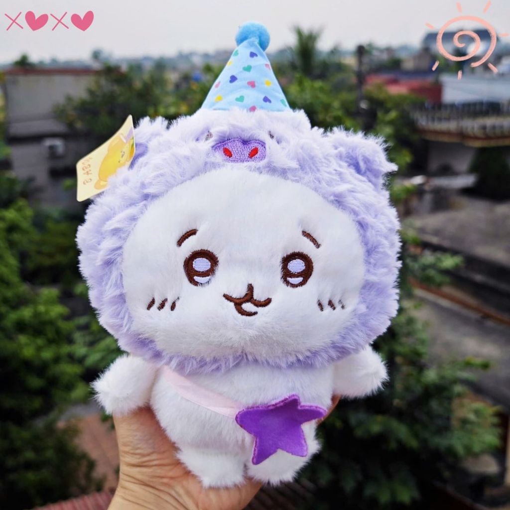 Gấu Bông Sinh Nhật 25Cm Dễ Thương, Thú Nhồi Bông Chikawa Mini Quà Tặng Cho Bé,Bạn Gái Ngày Sinh Nhật