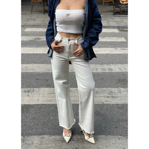 KGH03 - Jeans Trắng suông