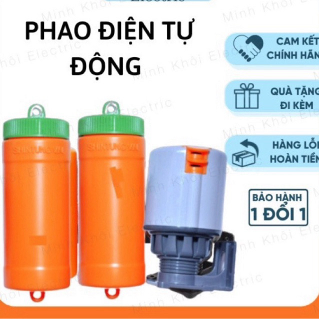 Phao Điện Tự Ngắt Hàng Chuẩn, phao điện bồn nước an toàn bơm nước, bể nước tự động,chống cạn Cao Cấp