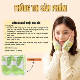 MIẾNG DÁN GIỮ NHIỆT NGẢI CỨU – SET 5 CẶP – DÁN GIỮ ẤM TAY CHÂN, ẤM BỤNG 6H, GIẢM ĐAU MÙA LẠNH