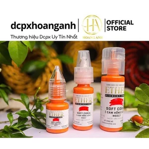 Mực Xăm Môi Ether Pigment PMU Hữu Cơ Chính Hãng – Siêu Bám, Lên Màu Chuẩn 100%