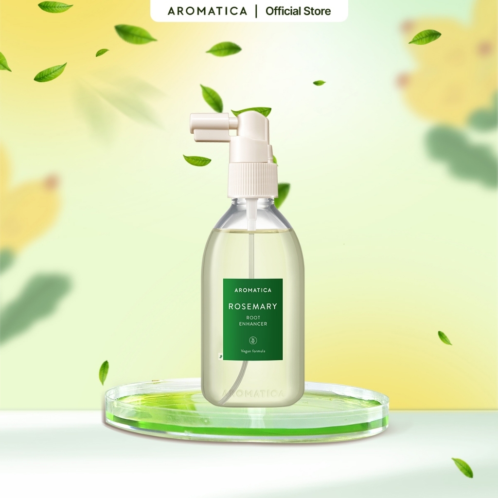 Xịt Dưỡng Chân Tóc Hương Thảo AROMATICA Rosemary Root Enhancer 100ml + Xịt dưỡng 30ml