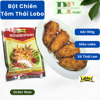 Bột chiên giòn hiệu Lobo gói 100g. Tempura Batter Mix -- Bột chiên tôm Lobo
