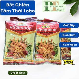 Bột chiên giòn hiệu Lobo gói 100g. Tempura Batter Mix -- Bột chiên tôm Lobo