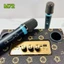Mẫu mới - Loa karaoke M72 bass mạnh tặng kèm 2 micro thay đổi giọng nói nghe lớn hát hay