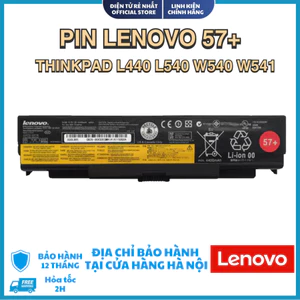 Pin Laptop Lenovo ThinkPad T440p T540p L440 L540 W540 W541 W550s 57+ (BH 12 THÁNG)