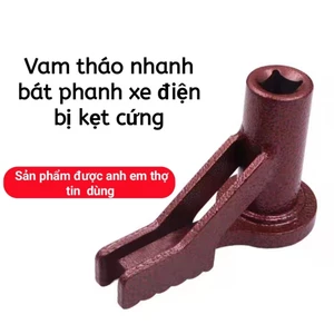 Vam tháo nhanh bát phanh xe điện bị kẹt cứng