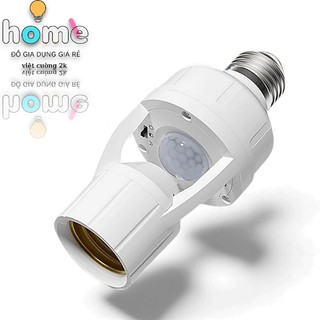 Đui Đèn Cảm Ứng Hồng Ngoại E27 110-240V Có Cảm Biến Chuyển Động Tiết Kiệm Điện Lắp Đặt Dễ Dàng