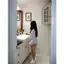 2Soonsumff Set 3 món áo cardigan tay dài, áo bra hai dây kèm quần lót phối ren sexy ngọt ngào cho nữ