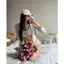 2Soonsumff Set 3 món áo cardigan tay dài, áo bra hai dây kèm quần lót phối ren sexy ngọt ngào cho nữ