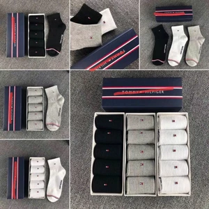 Tất nam nữ cao cấp họa tiết logo thêu dệt tỉ mỉ chất liệu sợi cotton kháng khuẩn hạn chế mùi hôi