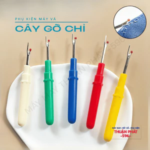 CÂY GỠ CHỈ CÁN NHỰA - Dùng Để Rọc Khuy. Gỡ Chỉ