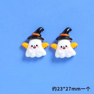 Charm/Sticker gắn dép: Bộ Halloween Mini Cute- Set 8 món