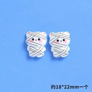 Charm/Sticker gắn dép: Bộ Halloween Mini Cute- Set 8 món