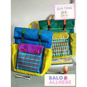 BaLo (XINHXINH) [ORDER] Balo Nam Nữ To Đi Học Nhiều Màu Sắc Chống Nước BL184