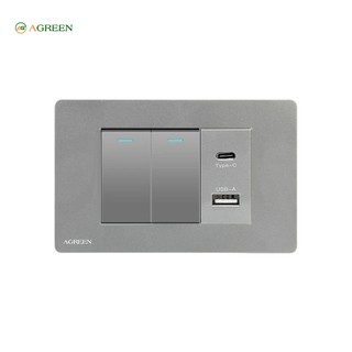 Ổ cắm âm tường cao cấp - công tắc âm tường AGreen chất lượng cao