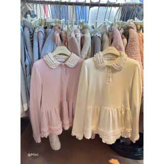 Áo Babydoll Fom Rộng Cổ Sen Bèo Vintage Hàn Quốc Basic Trenddy Trẻ Trung QCCCl1(Ảnh thật )|Dami.Studio
