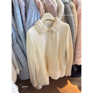 Áo Babydoll Fom Rộng Cổ Sen Bèo Vintage Hàn Quốc Basic Trenddy Trẻ Trung QCCCl1(Ảnh thật )|Dami.Studio