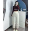Quần Baggy Fom Thụng Bo Chun Dáng Bom Hottrend Chất Len Tăm Lông Thỏ Mềm Mịn Không Xù [MYN07]